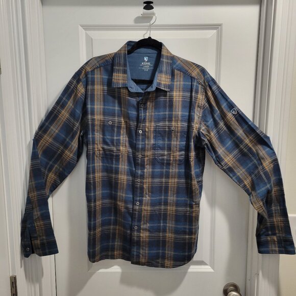 Kuhl Men's Flannel Shirt Size Large - Picture 1 of 3